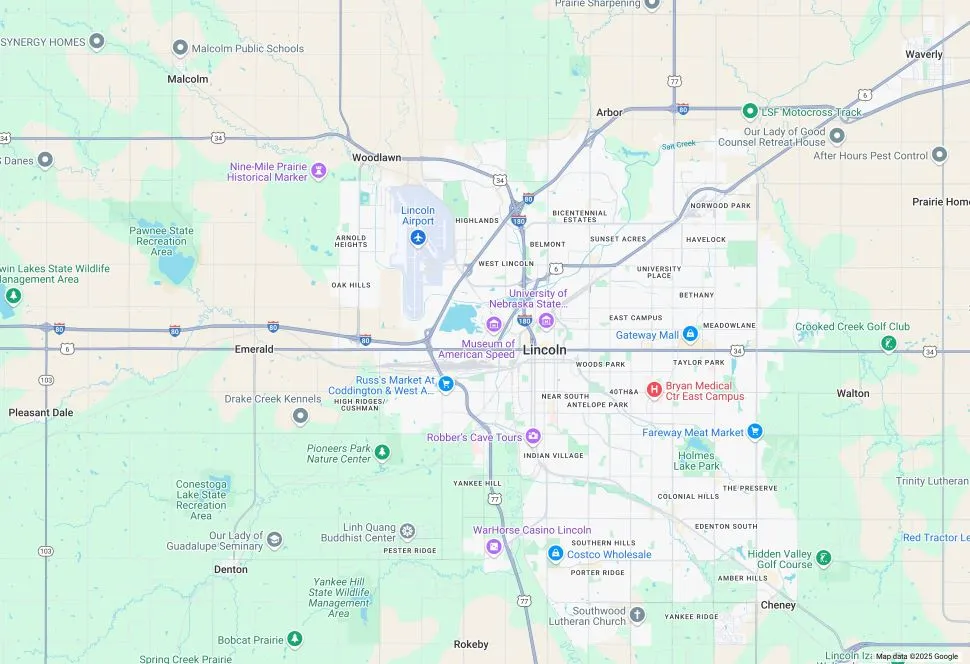 Lincoln Map